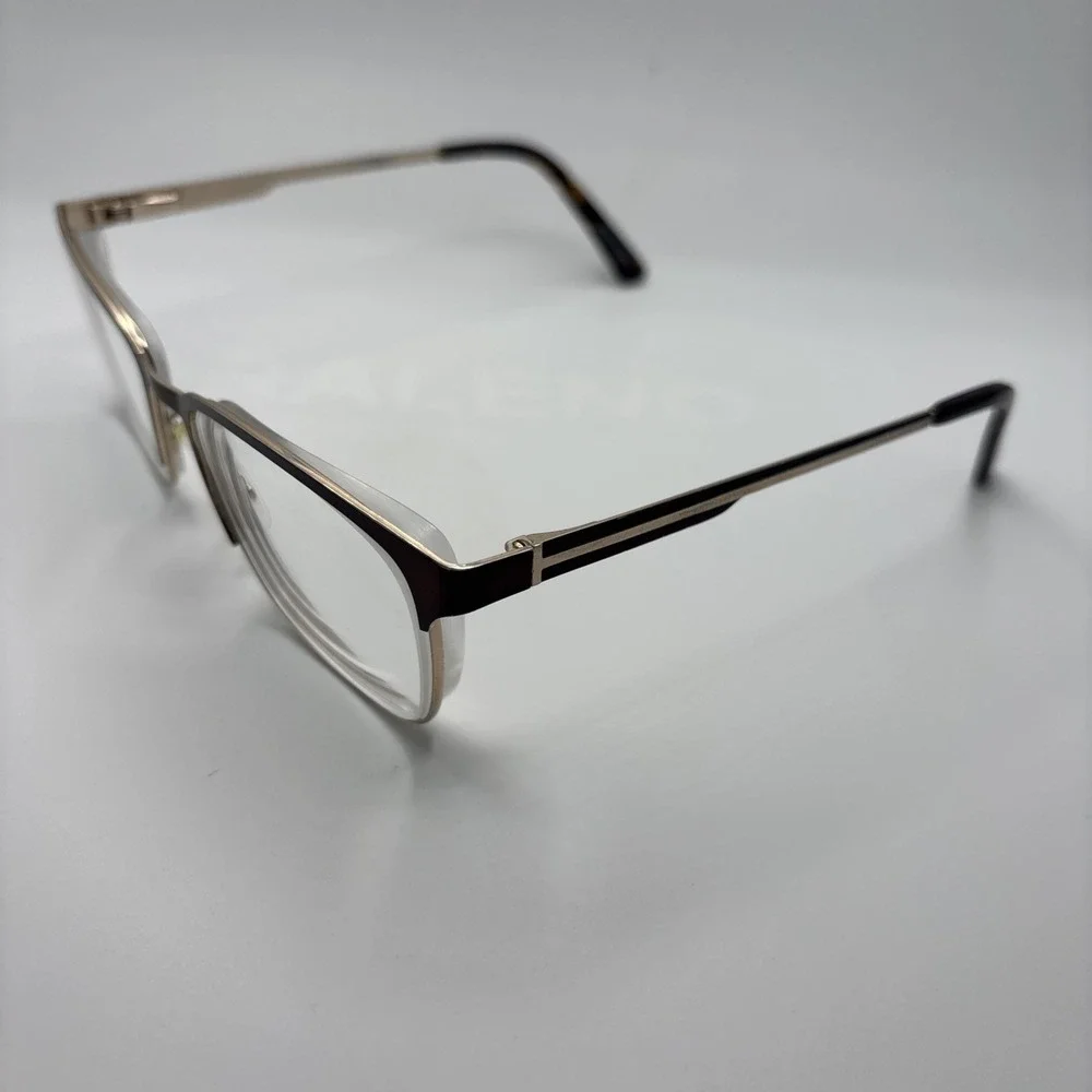 Michael Ryen MR-322 C3 Eyeglasses Men's Brown Metal Full Rim 55-18-145mm w/case